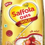 Saffola Oats Gold, Rolled Oats With Millet, Creamy Oats Pouch(1.5 Kg)