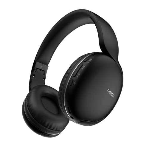Noise Two Wireless On Ear Headphones With 50 Hours Playtime, Low Latency(Up To 40Ms), 4 Play Modes, Dual Pairing, Bt V5.3 (Bold Black)