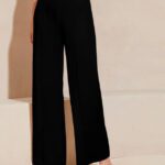 Smartvision Slim Fit Women Black Trousers