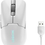 Lenovo Legion M300S Wired Ambidextrous Optical  Gaming Mouse(Usb 3.0, White)