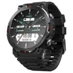 Crossbeats Everest 2.0 2025 Smart Watch For Men 1.43″ True Amoled, Always On Display Bluetooth Calling Rugged Outdoor With Flash Light Upto 15 Days Battery Life Smartwatch 100+ Sports Mode