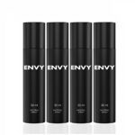 Envy Natural Spray Men Perfume – 30Ml Each (Pack Of 4) | Long Lasting Eau De Parfum Scent Fragrance For Men