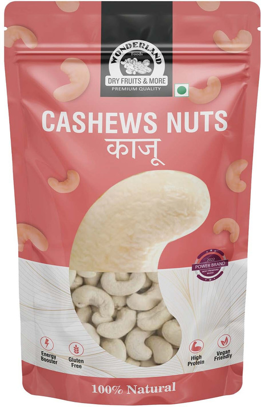 Wonderland Premium Raw White Cashews(1 X 1 Kg)