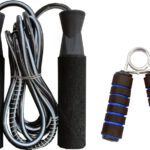 Victory Best Fitness Combo Skipping Rope And Soft Hand Grip Fitness Accessory Kit Kit