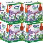 Odonil Assorted Blocks Bathroom Neem Air Freshener Blocks | Mixed Fragrance | Long Lasting Odour(4 X 192 G)