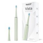 Beatxp Vista Sonic Electric Toothbrush For Adults With 2 Brush Heads & 5 Cleaning Modes | Rechargeable Electric Toothbrush | 30000 Strokes/Min With Long Battery Life (Green)