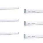 Philips Slimline Advance 25-Watt 2500-Lumen Metal Batten Tubelight (Pack Of 6) (Warm White) (Study Room Specialist)
