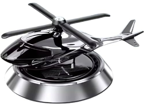 Trending New Alloy Solar Car Air Freshener Aromatherapy Car Interior Decoration Accessories Fragrance For Home Office Decoration Perfume Solar Unique Touch (Helicopter_Carfreshner)