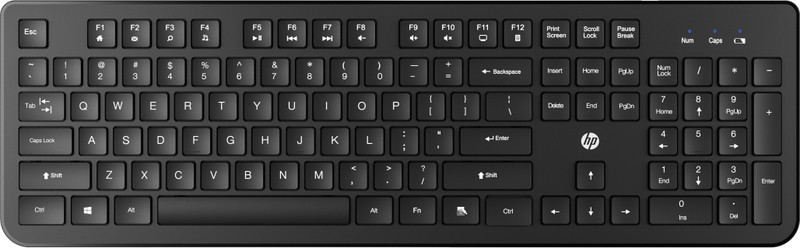 Hp K290 Bluetooth Standard Multi-Device Keyboard Compatible With Desktop, Laptop, Mac(Black)