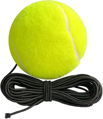 Panvri Indoor‑Outdoor Cricket Practice Hanging Ball With Rope For Kids, Teens & Adults – Improve Bowling, Batting & Reflex Skills (Tennis Training Ball)