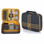 Eume Fixa 1 Compartment Electronic Accessories Organizer & Travel Gadget Bag For Men & Women (Black)