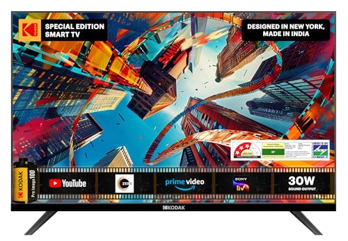 Kodak 80 Cm (32 Inches) Special Edition Series Hd Ready Smart Led Tv 32Se5001Bl (Black)