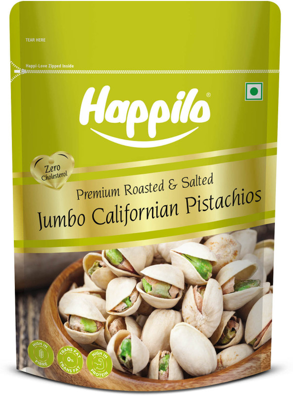 Happilo Premium Californian Roasted & Salted Pistachios(1 X 450 G)