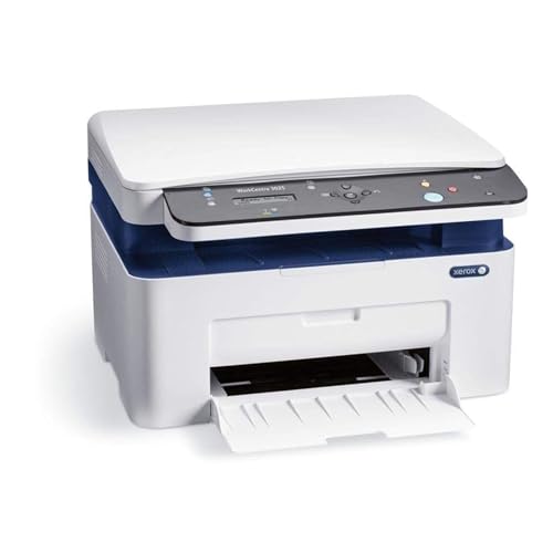 Xerox 3025 | 20 Ppm | Monochrome Laser Printer | Wireless Laser Printers | Hi-Speed Usb 2.0 | Printer, Copier & Scanner | 150-Sheet Input Tray | 1-Year Warranty | Multi-Function Printer,White