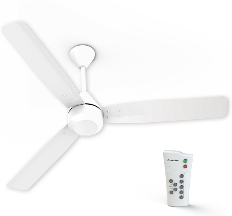 Crompton Energion Cromair Remote With 1 Year Warranty 1200 Mm Ceiling Fan(5 Star | Opal White | Pack Of 1)