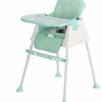 Little Tribe Multifuction Kids High Chair(Green, White)