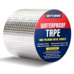 Ub Unity Brand Super Strong Adhesive Waterproof Tape Permanent Repair Roof Water Leakage Solution Rubber Foil Suitable For Roof Leak, Surface Crack, Window Sill Gap, Boat Sealing, Tank Leak (10Cm*5M)