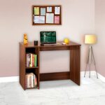 Delite Kom Berry Engineered Wood Study Table (Free Standing, Finish Color – Acacia Dark, Diy(Do-It-Yourself) (50.4X100.4X75)