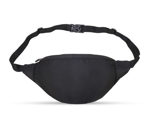 Benfei Outdoor Waist Bag Stylish And Functional Waist Bags For Men And Women Waterproof, Leather Trainer Waist Bag With Adjustble Waist Belt Travel Waist Pouch