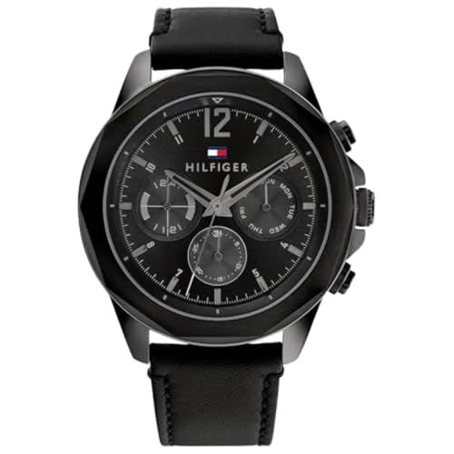Tommy Hilfiger Black Dial Analog Watch For Men