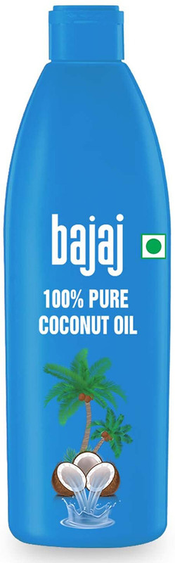 Bajaj 100% Pure Coconut Oil 600Ml | Made With Premium Grade 1 Quality Coconuts Hair Oil(600 Ml)