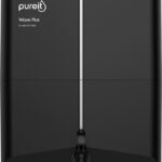 Pureit Wave Plus 7 L Ro + Uv + Minerals Water Purifier 6 Stage Filteration Upto 45% Water Recovery Wall Mountable Ideal For Borewell, Tanker & Municipal Water(Black)