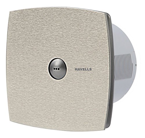 Havells Vento Jet 15 Auto Inox 150Mm Exhaust Fan For Kitchen & Bathroom| Exceptionally Super Silent Operation|Easy Maintenance, Quick Dismantling Of Blades For Easy Cleaning|2 Year Warranty (Grey)