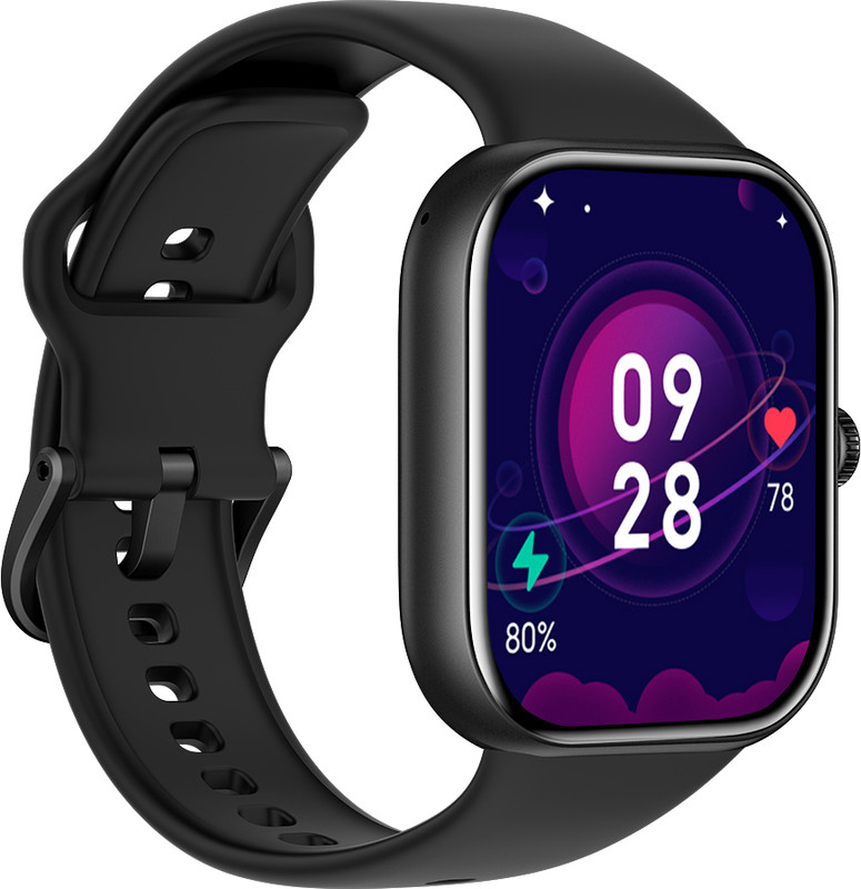 Redmi Watch Move 1.85 Premium Amoled,14 Day Battery,Best Accuracy,Dual Core Processor Smartwatch(Black Drift Strap, Free Size)