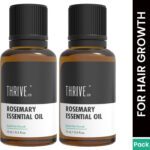 Thriveco Rosemary Essential Oil For Hair Growth With Vitamin E | Pack Of 2 Hair Oil(30 Ml)