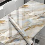 Etasun Wallpaper Waterproof&Oilproof Kitchen Tiles Heat Resistant Self Adhesive Pvc Flooring Sheets Wall Stickers For Floor Kitchen,Wall,Bedroom, Living Room Wallpaper Roll(60X200Cm) (1, 57)