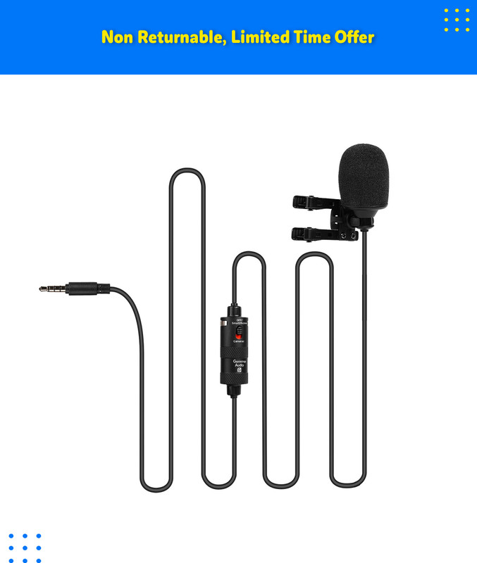 Gamma Audio Ga-Ylm03 Shielded Cable Condenser Microphone With Long Stand,Cable,Shock Mount