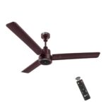 Orient Electric 1200 Mm Zeno Bldc | Bldc Energy Saving Ceiling Fan With Remote |Bee 5-Star Rated | Saves Up To 50% On Electricity Bills | 3-Year Warranty By Orient | Brown, Pack Of 1