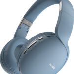 Noise Two With 50 Hours Playtime, Low Latency (Up To 42Ms), And Dual Pairing Wireless Bluetooth(Serene Blue, On The Ear)