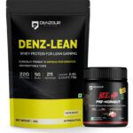 Denzour Nutrition Bee-Hp Pre-Workout With Denz Lean Whey Protein, Most Explosive Muscle Pump Pre Workout(1.1 Kg, Lychee)