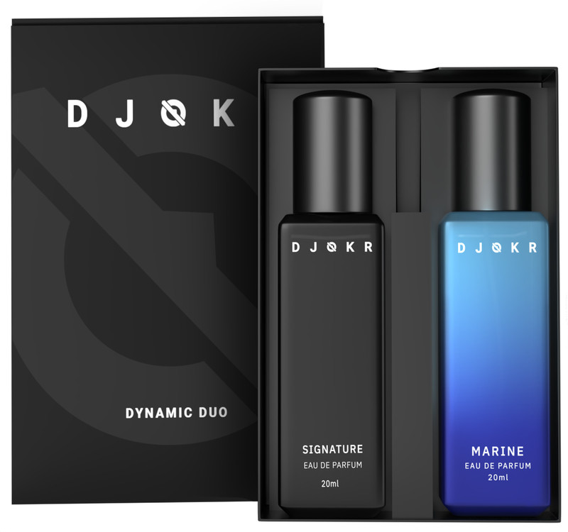 Djokr Perfume Combo For Men (2 X 20Ml) Marine & Signature | Long-Lasting Fragrance Perfume  –  40 Ml(For Men)