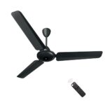 Atomberg Ameza 1200Mm Timeless Bldc Ceiling Fan With Remote | 5 Star | High Air Delivery | Led Speed Indicator | Low Noise | Timeless Design With Power Saving | 2-Year Warranty (Gloss Black)