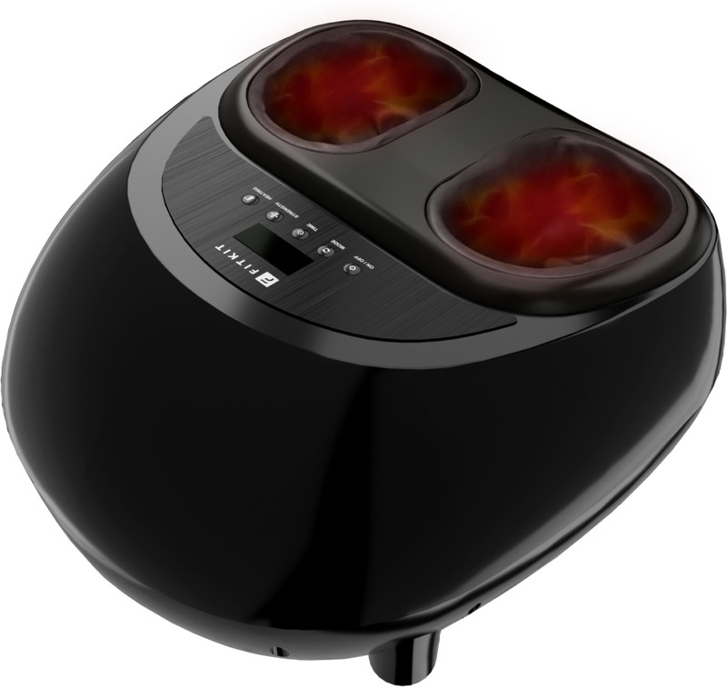 Cult Fitkit Pulse, Air Compression, Deep Kneading Rollers, Multiple Modes, Foot Fitkit Massager(Black)