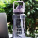 M Y Motivational Water Bottle 1 2000 Ml Bottle(Pack Of 1, Multicolor, Pet)