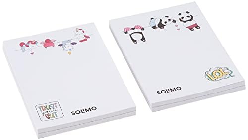 Amazon Brand – Solimo Writing Pads, 50 Pages Easy Tear Off Task Pad, Daily Weekly Planner For Organized People, 4 X 5.25 Sheet, Set Of 4