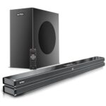 Intex 2.1 Wireless Soundbar With 6.5” Subwoofer 180W Powerful Output Bluetooth 5.1 Hdmi Arc Optical Aux Usb Deep Bass Home Theatre Sound System For Tv Music And Movies (Black)