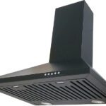 Ruwa Citrine Black 60 Wall Mounted Black 1100 Cmh Chimney