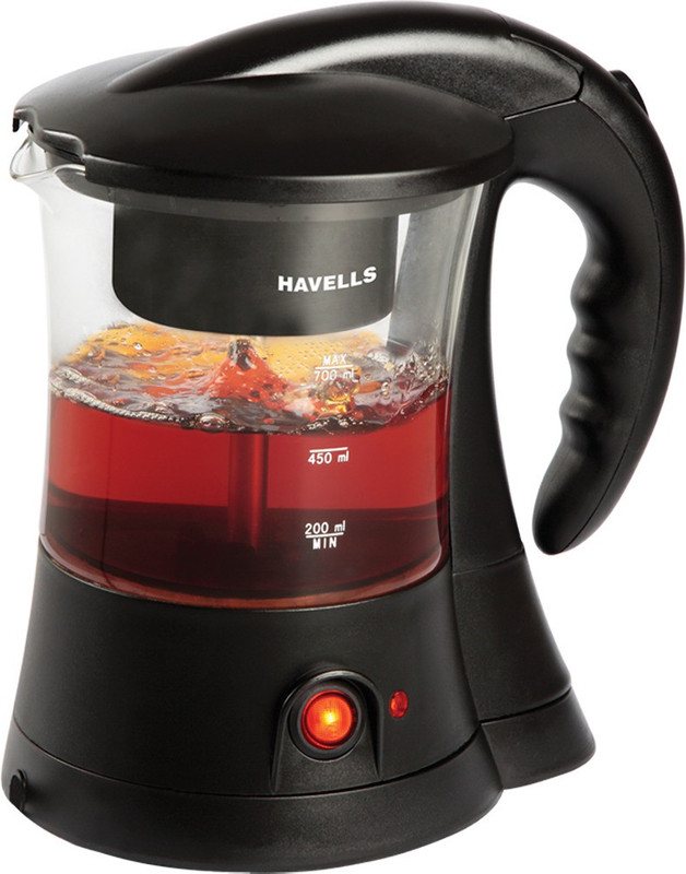 Havells Crystal Coffee Maker(Black, Trasparent)
