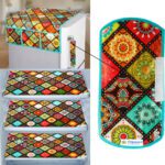 Flipkart Smartbuy Refrigerator Cover(Width: 99 Cm, Red Green)