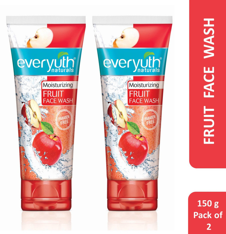 Everyuth Naturals Moisturizing Fruit |Refreshing Gel Facewash For Women|Simple Face Wash Face Wash(300 G)