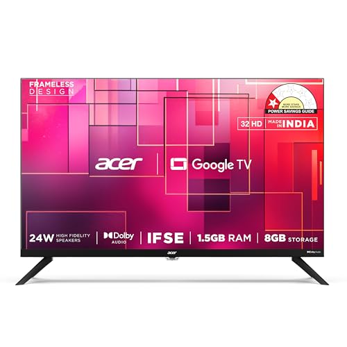 Acer 80 Cm (32 Inches) G Plus Series Hd Ready Led Smart Google Tv Ar32Hdggr2841Ad
