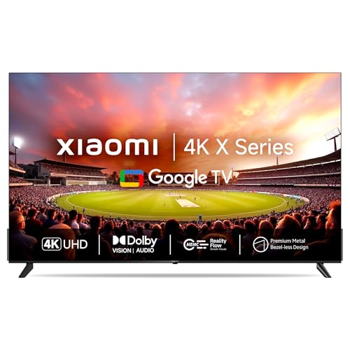 Xiaomi Mi 125 Cm (50 Inches) X Series 4K Led Smart Google Tv L50Ma-Auin (Black)