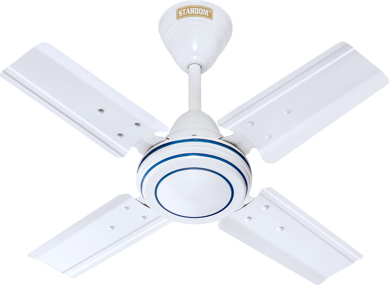 Stardom Eagle Ultra High Speed White 24 Inch 600 Mm 4 Blade Ceiling Fan(Anti Dust | White | Pack Of 1)