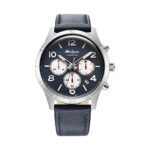 Titan Octane Classic Sporty Blue Dial Chronograph Stainless Steel Strap Watch For Men-Ns90153Sl01