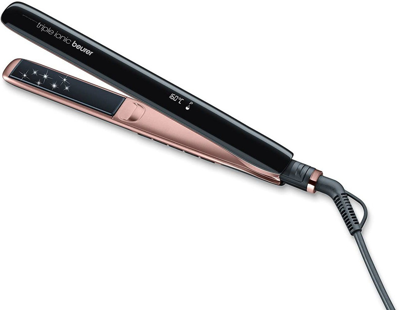 Beurer Hs 80 Hair Straighteners 3 Years Of Warranty Hair Straightener(Black)
