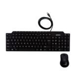 Zebion Vikings Wired Keyboard Mouse Combo With Nano Receiver, Slim,Elegant And Ergonomic Chiclet Design, Tested With Over 1 Million Keystrokes And Clicks,Durable Body
